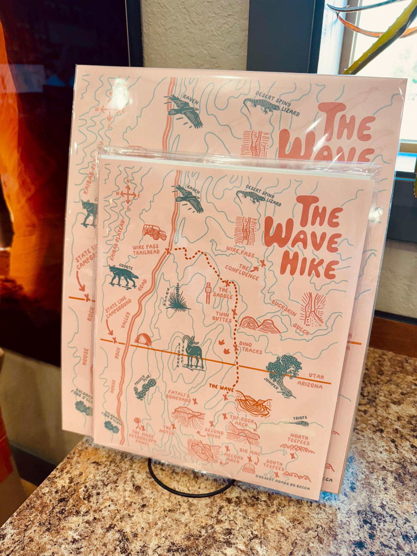 The Wave Hike 8.5x11 Print