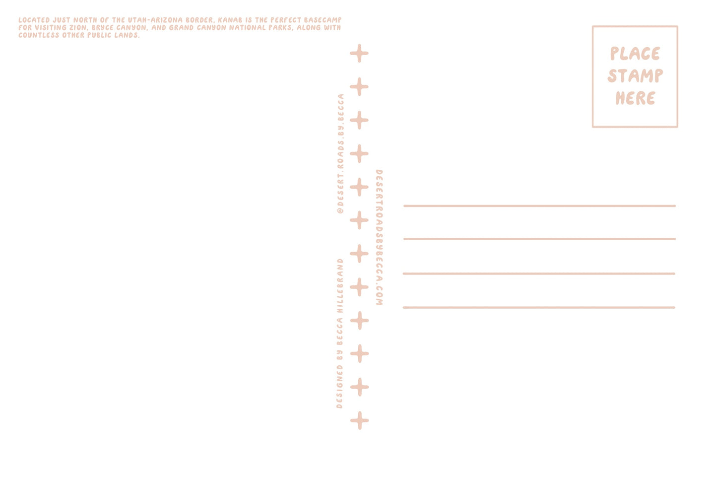 “Greetings from Kanab, Utah” Postcard