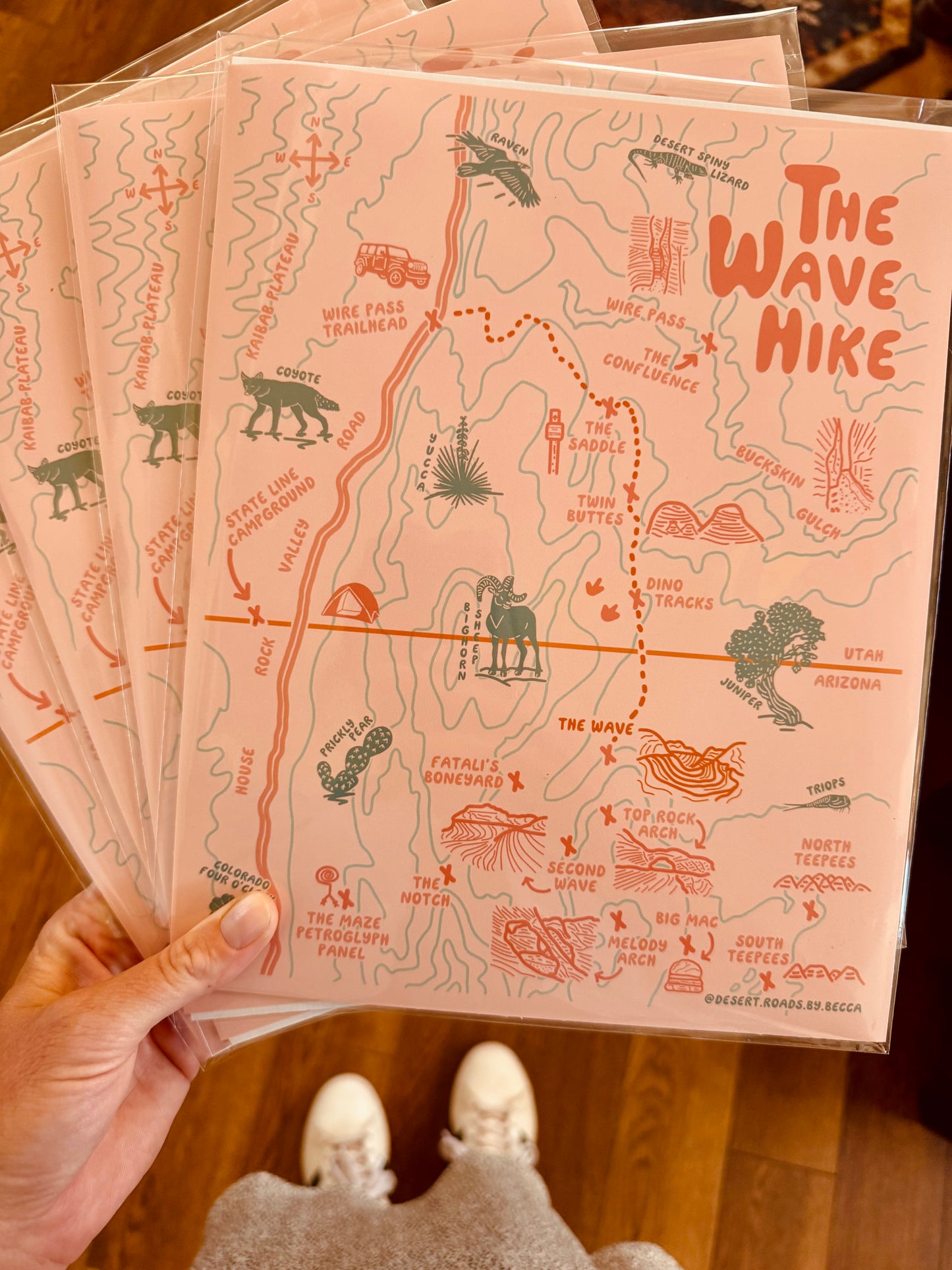 The Wave Hike 8.5x11 Print