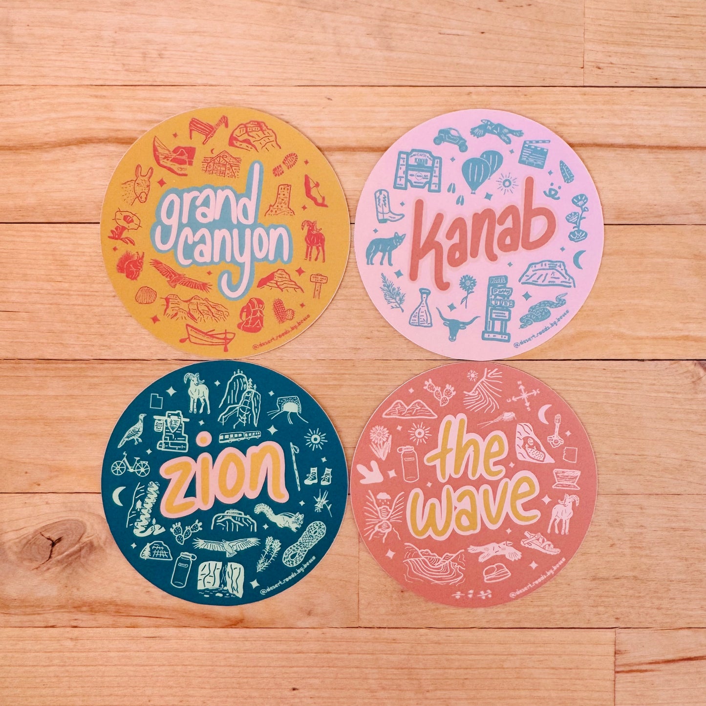The Wave Circle Sticker