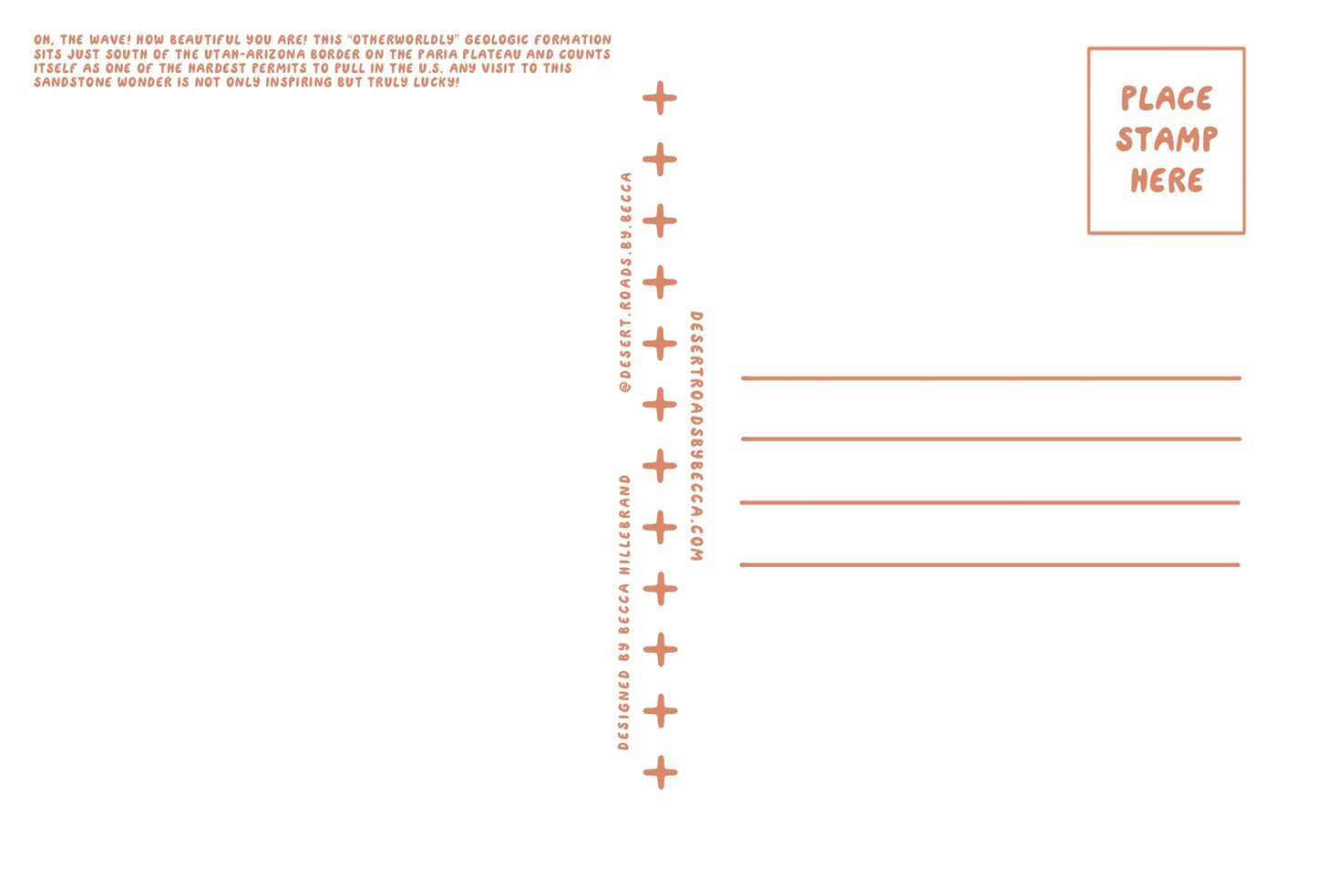 “This shit is otherworldly!” Wave Postcard, The Wave, Arizona, Coyote Buttes North, Vermilion Cliffs National Monument