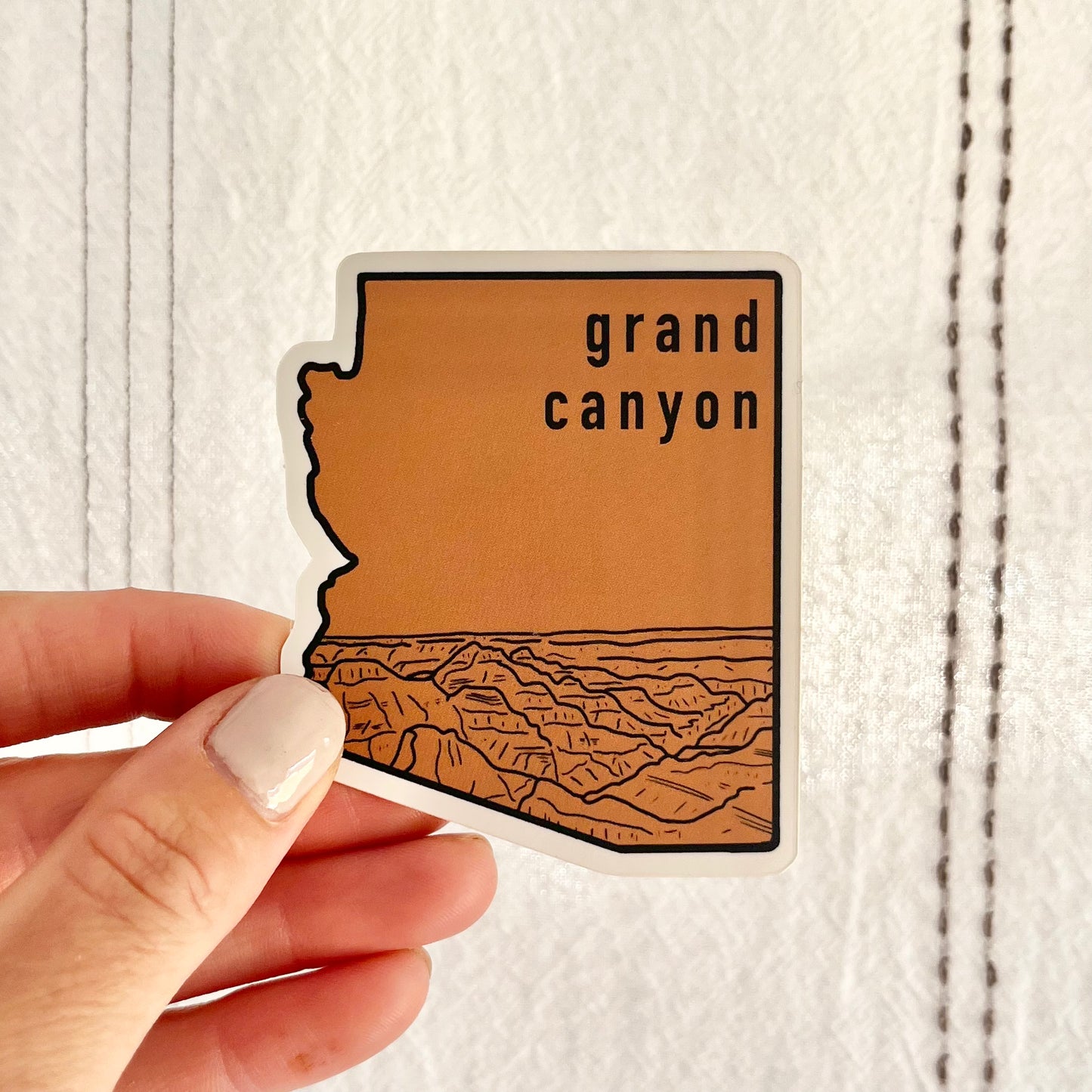 Grand Canyon National Park - Arizona State Collection - Vinyl Sticker