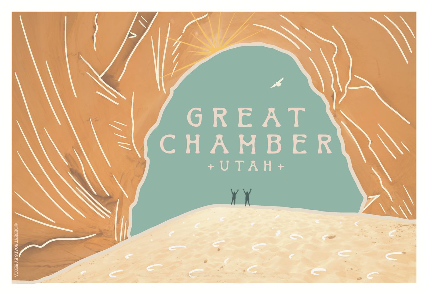 Great Chamber, Utah Magnet - Turquoise Sky Collection