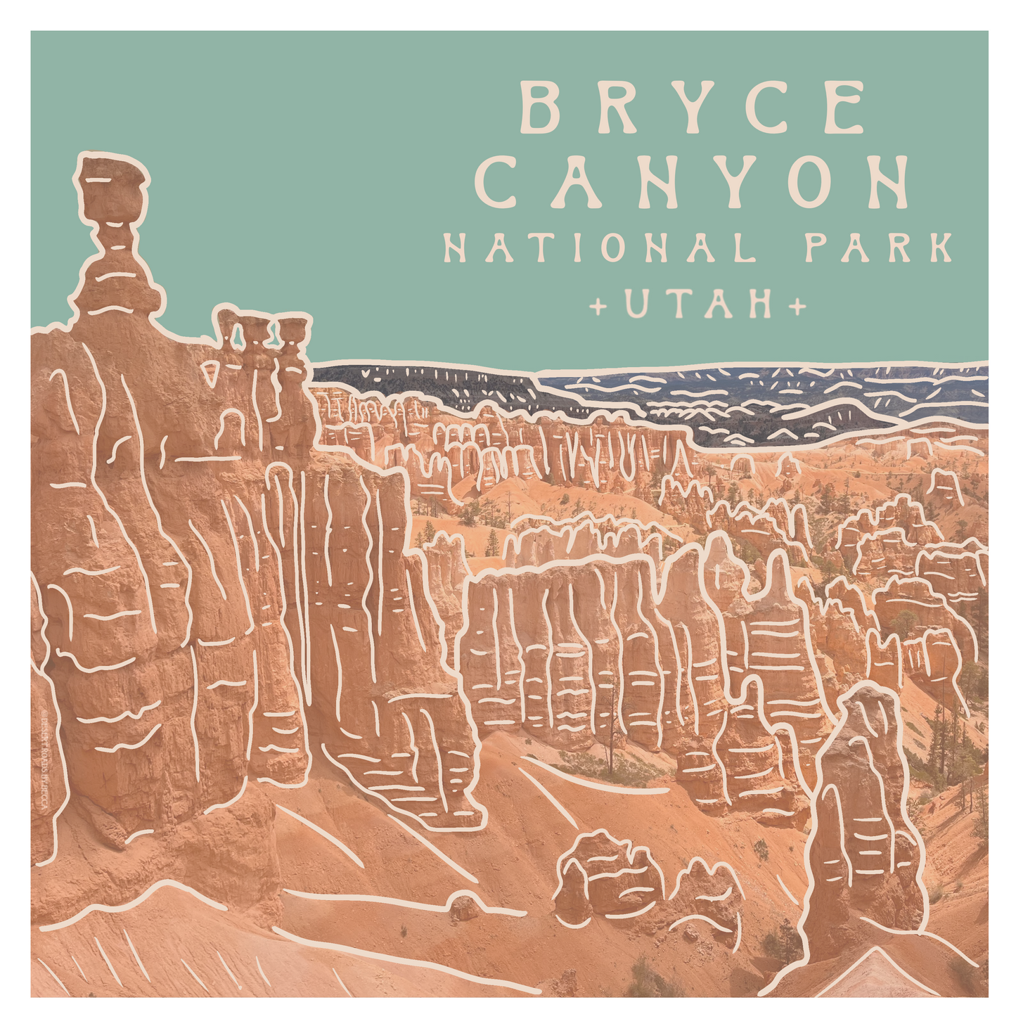 Bryce Canyon National Park, Utah Magnet - Turquoise Sky Collection