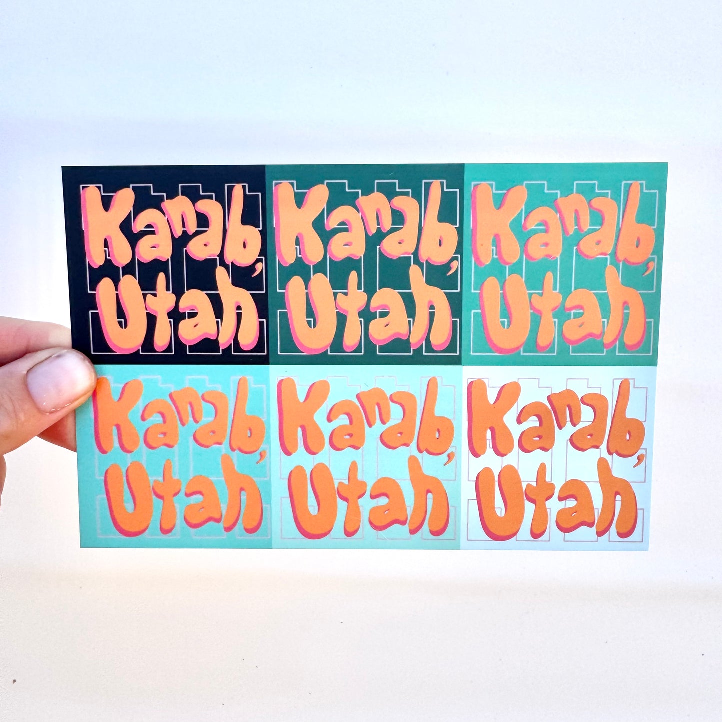 Colorful Kanab, Utah Postcard