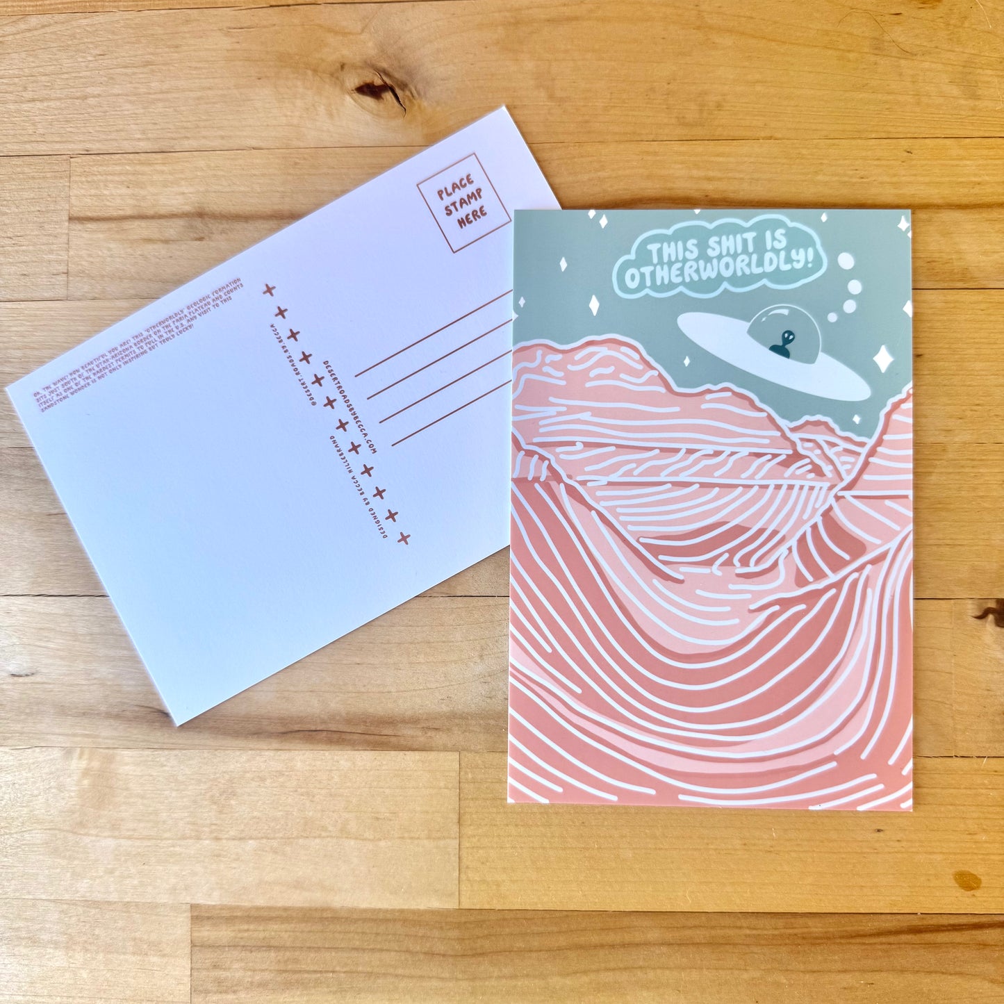 “This shit is otherworldly!” Wave Postcard, The Wave, Arizona, Coyote Buttes North, Vermilion Cliffs National Monument